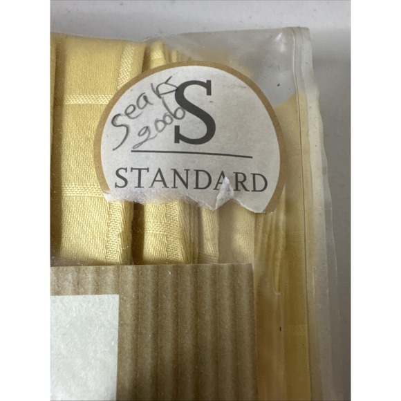 Grace Designs Standard Pillowcases 300 Count Cotton Blend Yellow Sears Set Of 2 - Picture 3 of 6